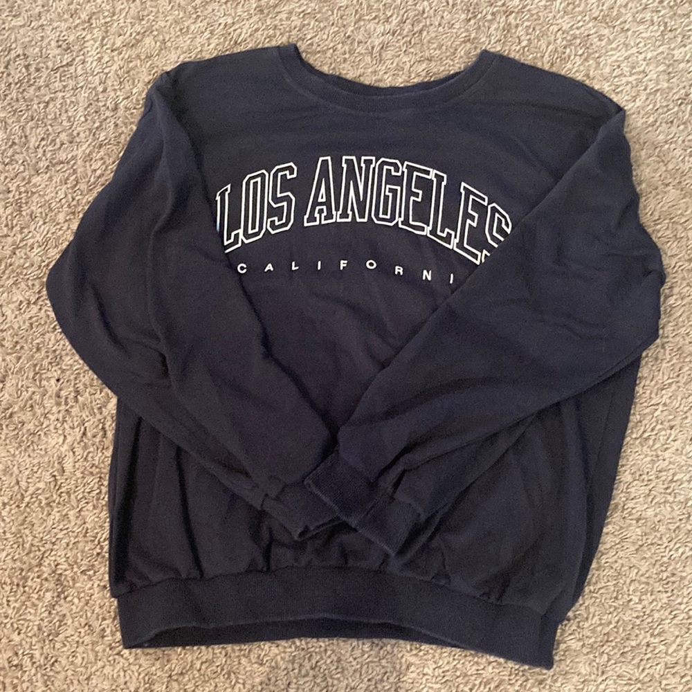 Navy LA crew neck